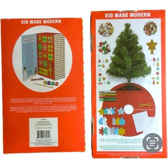 Kid Made Modern Mini Christmas Tree Kit craft kits, toy, Christmas and holiday - Picture 7 of 8